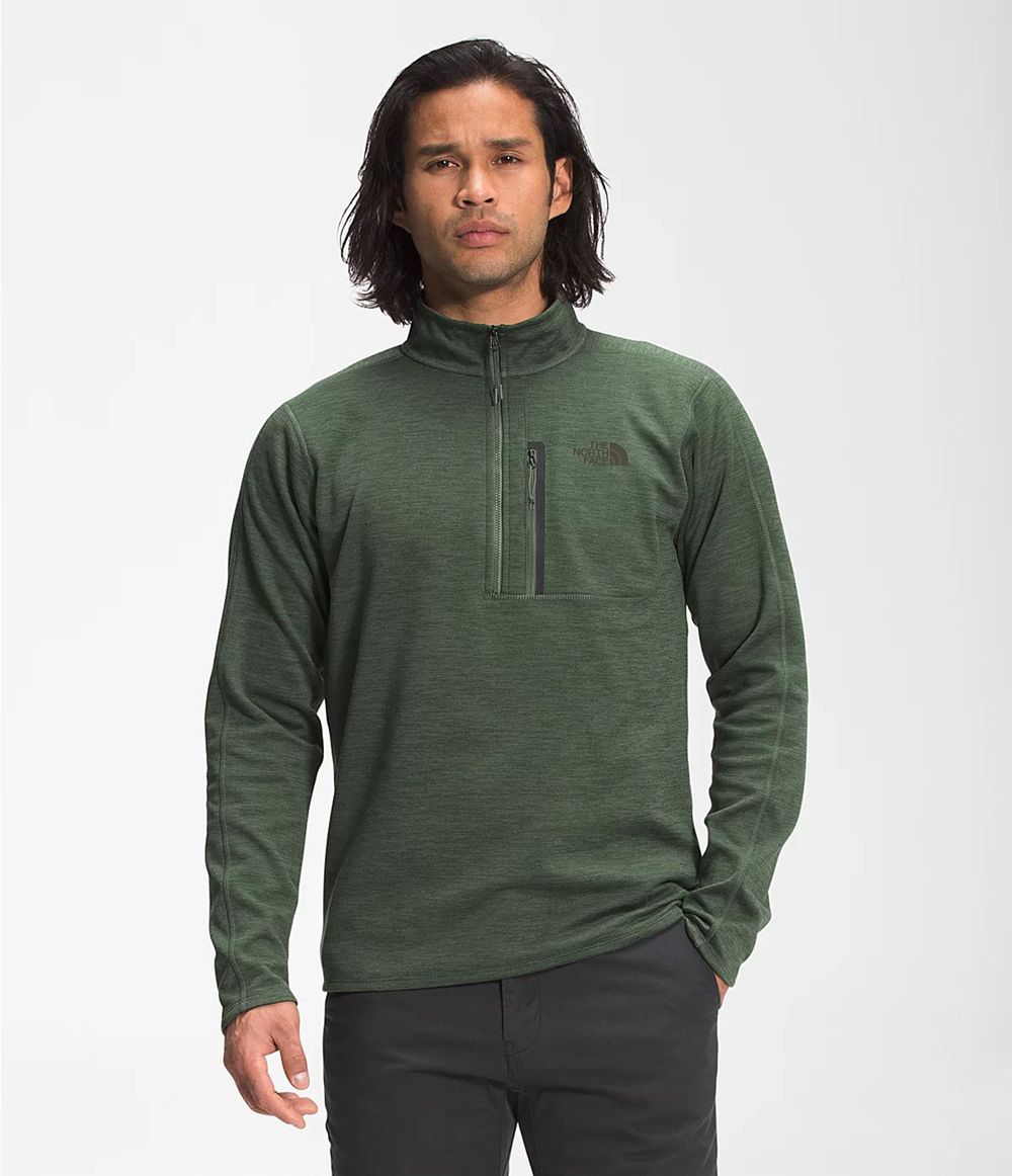 The North Face Canyonlands ½ Zip Sweatshirt Herren - Grün CH-270BLIS